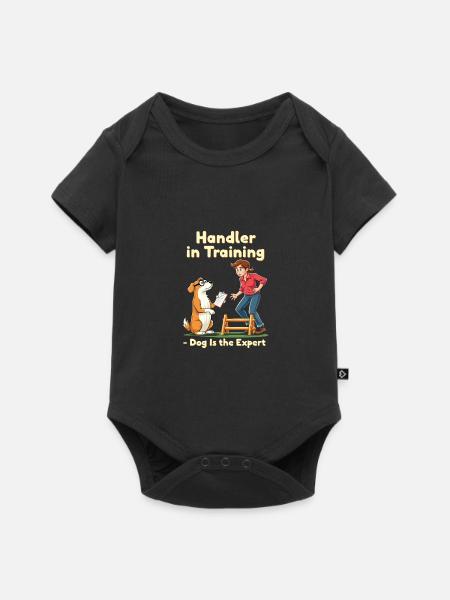 Agility - Baby Premium Kurzarmbody - Schwarz