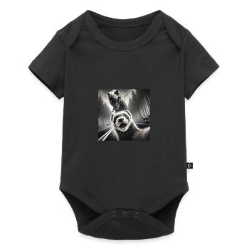 Ferret - Baby Premium short-sleeve bodysuit - black - Front