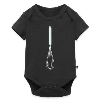 battre au fouet - Body à manches courtes Premium Bébé - noir - Devant
