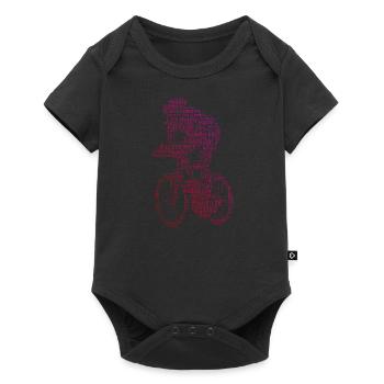 Road Bike Road Bike Men Road Bike Road Bike Road Cyclist - Body à manches courtes Premium Bébé - noir - Devant