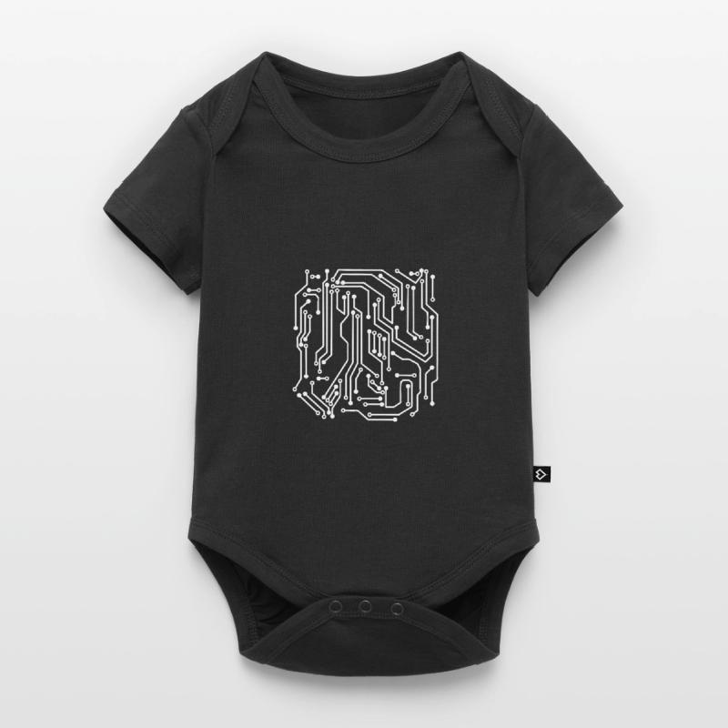 Computer PCB Baby Premium short-sleeve bodysuit