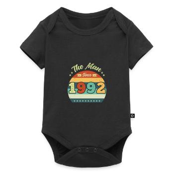 Vintage L’Homme DePuis 1992 30ème Anniversaire - Body à manches courtes Premium Bébé - noir - Devant