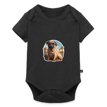 Carlin Hawaï Vintage - Body à manches courtes Premium Bébé - noir - Devant