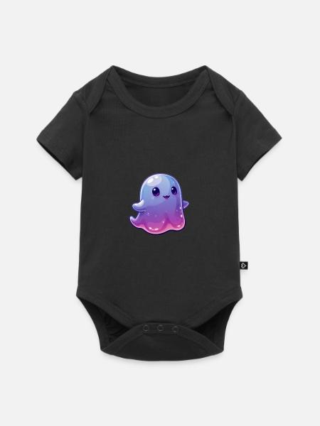Kleiner Geist - Baby Premium Kurzarmbody - Schwarz