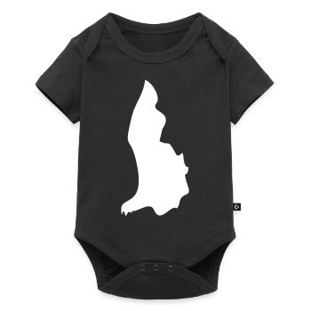 Liechtenstein map flag - Baby Premium short-sleeve bodysuit - black - Front