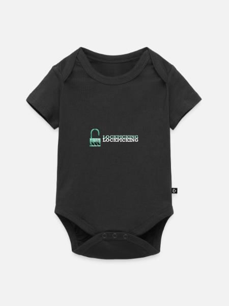 Lockpicking Lockpicking lockpicking - Baby Premium Kurzarmbody - Schwarz