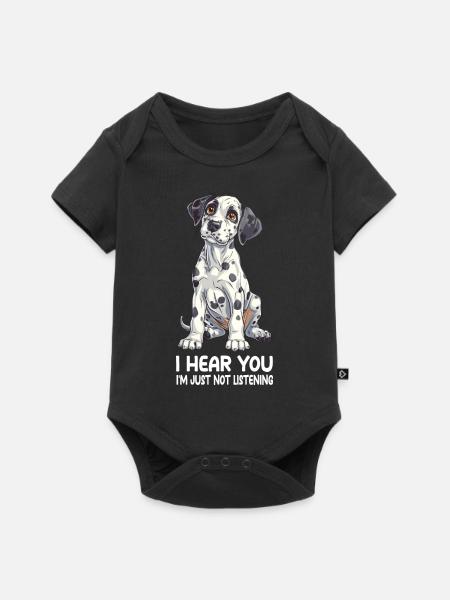 Dalmatian - Baby Premium Kurzarmbody - Schwarz