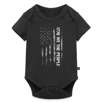 We The People - American Flag (1776) - Baby Premium short-sleeve bodysuit - black - Front