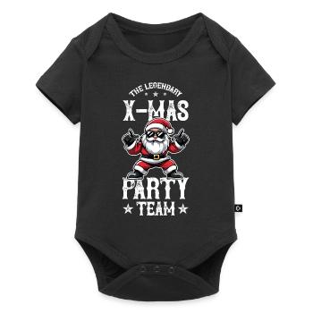 Christmas Party Team Funny - Baby Premium short-sleeve bodysuit - black - Front