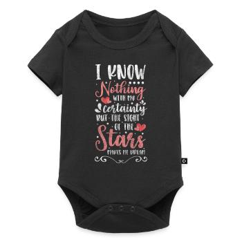 Nuit du télescope Starry Sky Wishes - Body à manches courtes Premium Bébé - noir - Devant