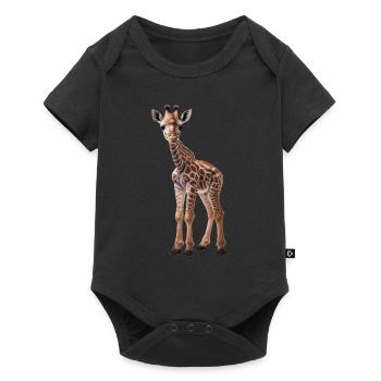 Giraffe - Giraffe Baby - Cool Kids Giraffe - Baby Premium short-sleeve bodysuit - black - Front