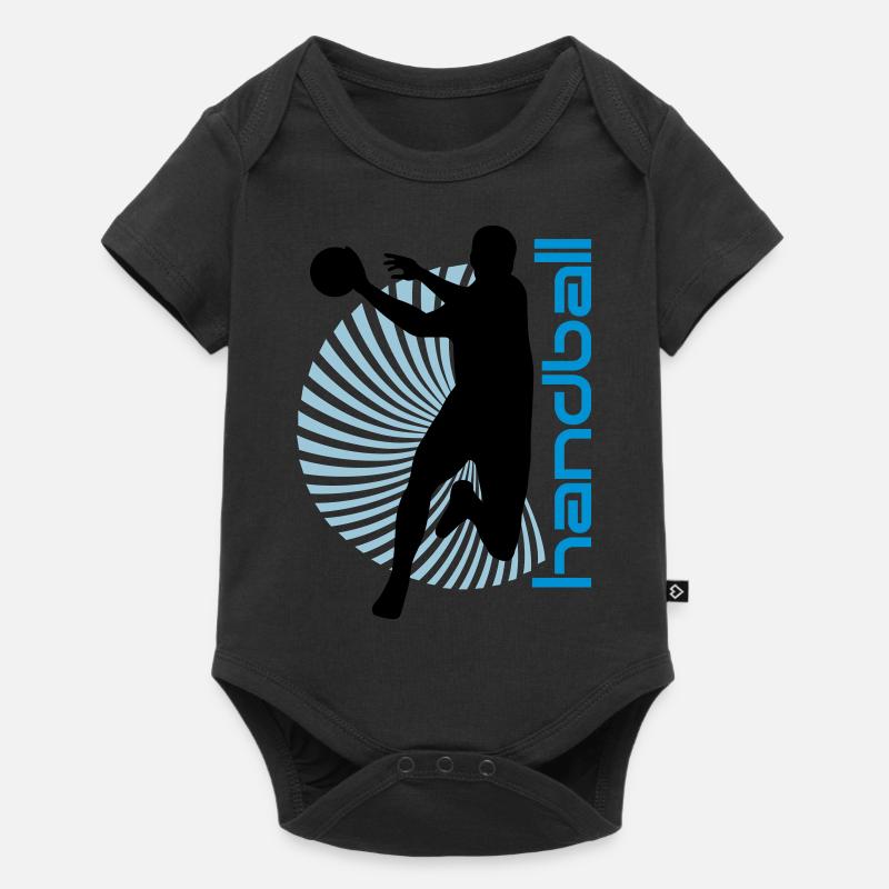 Spiral Handballer - Body à manches courtes Premium Bébé - noir