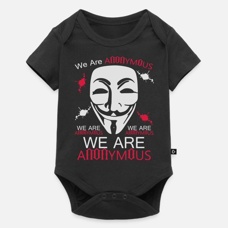 anonymous - Body à manches courtes Premium Bébé - noir