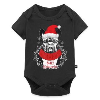 Bully Weihnacht Part 2 - Baby Premium Kurzarmbody - Schwarz - Vorne