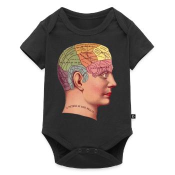 Vintage Psychologie - Body à manches courtes Premium Bébé - noir - Devant