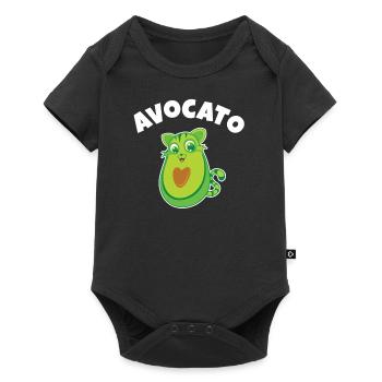 Avocat avocat Avogato - Body à manches courtes Premium Bébé - noir - Devant