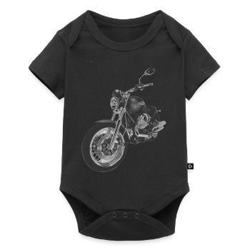 moto - Body à manches courtes Premium Bébé - noir - Devant