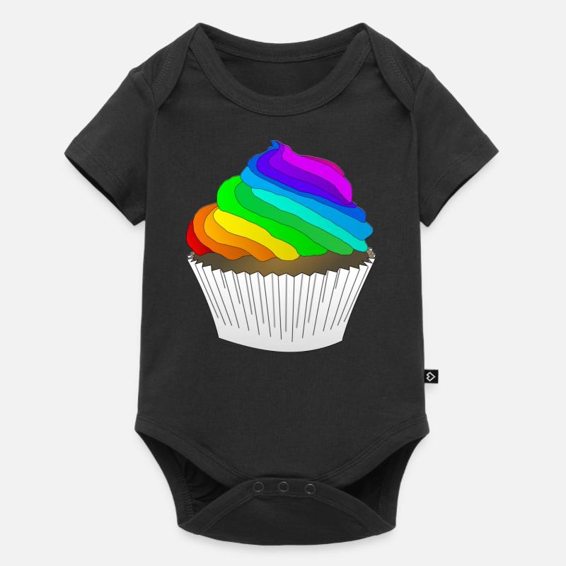 Cupcake - Baby Premium short-sleeve bodysuit - black