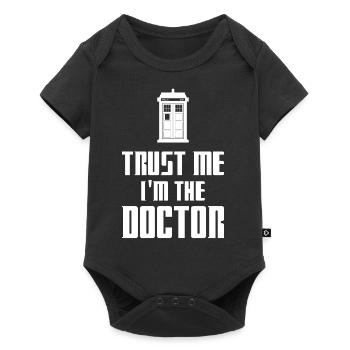 T-shirt Gift Idea Birthday Funny Doctor - Baby Premium short-sleeve bodysuit - black - Front