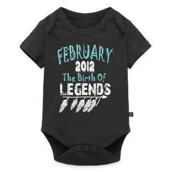February 2012 The Birth Of Legends - Baby Premium short-sleeve bodysuit - black - Front