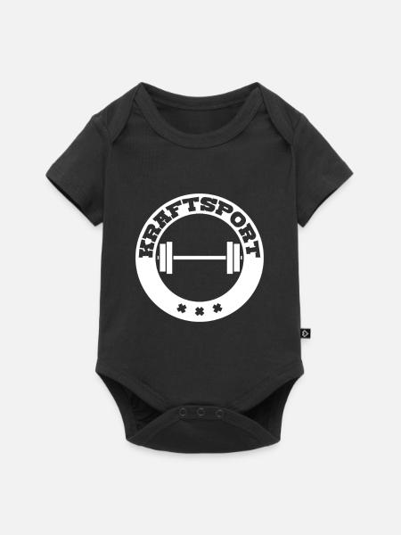 Kraftsport - Baby Premium Kurzarmbody - Schwarz