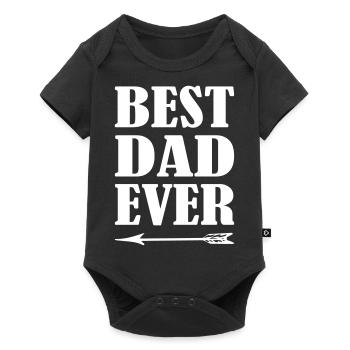 Best Dad Ever - Baby Premium short-sleeve bodysuit - black - Front