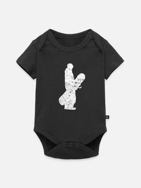 Snowboarder Snowboard - Baby Premium Kurzarmbody - Schwarz