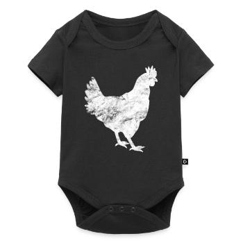 Bauer - Baby Premium Kurzarmbody - Schwarz - Vorne