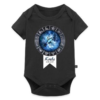 Astrology Zodiac Cancer - Baby Premium short-sleeve bodysuit - black - Front