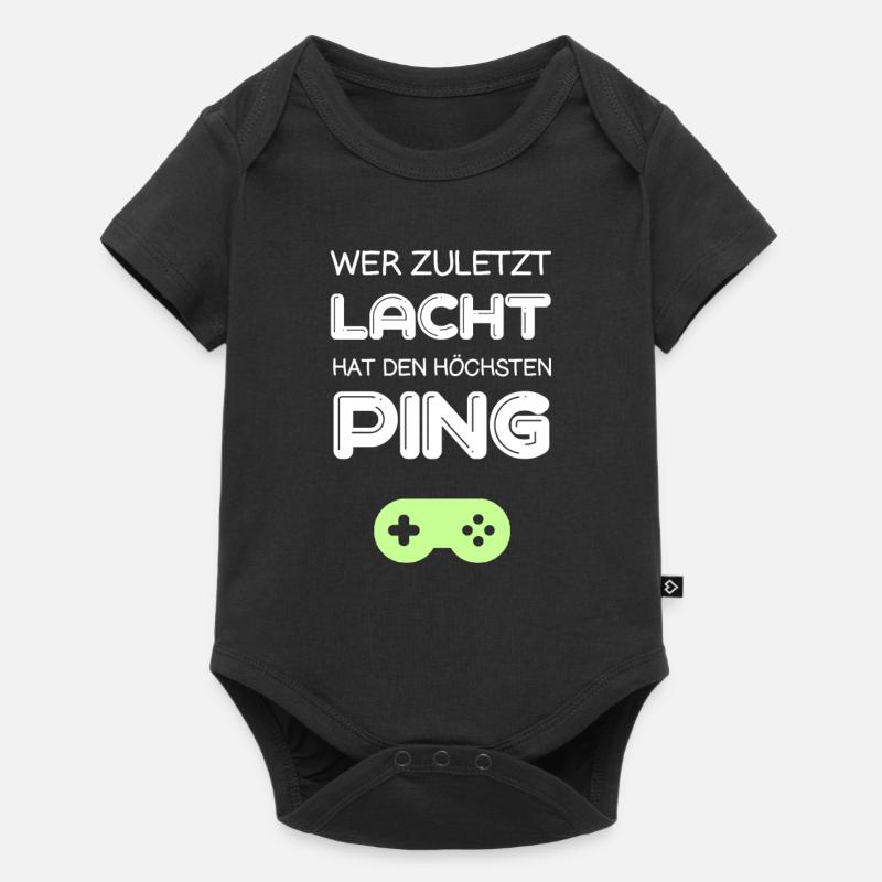 Gaming Konsole Computer - Baby Premium Kurzarmbody - Schwarz