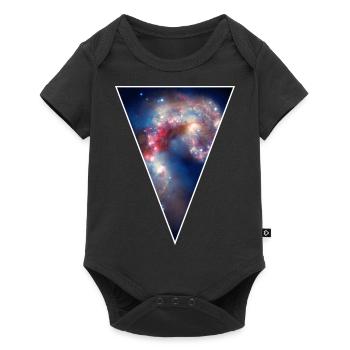 Galaxy - Space - Stars - Cosmic - Art - Universe - Baby Premium short-sleeve bodysuit - black - Front