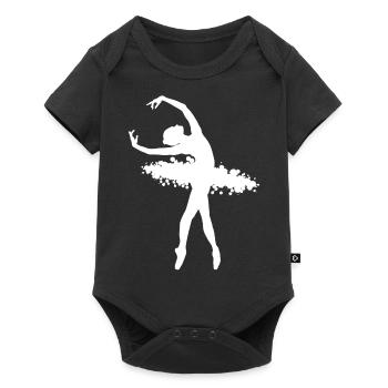 Ballet Ballerina - Body à manches courtes Premium Bébé - noir - Devant