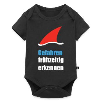 Europawahl AFD Gefahr Wahl Politik - Baby Premium Kurzarmbody - Schwarz - Vorne