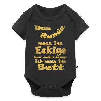 Tour dans le coin - Body à manches courtes Premium Bébé - noir - Devant