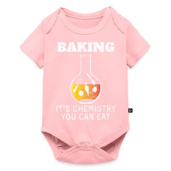 Baking It's Chemistry You Can Eat Baker Patissier - Baby Premium short-sleeve bodysuit - rose - Front