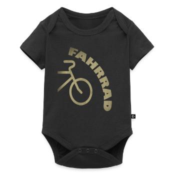 Fahrrad - Baby Premium Kurzarmbody - Schwarz - Vorne