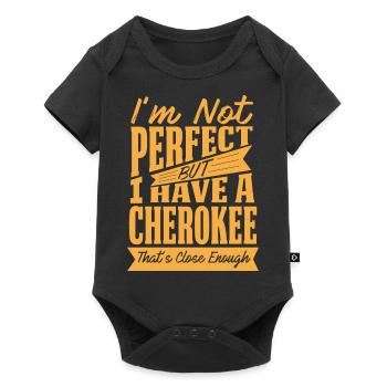 PARFAIT AVEC CHEROKEE YY - Body à manches courtes Premium Bébé - noir - Devant