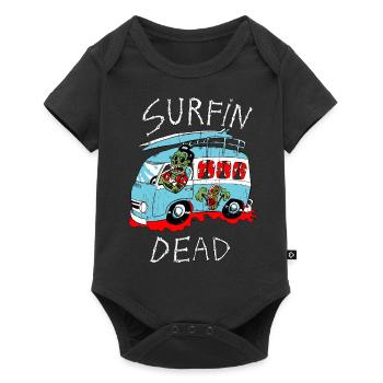 kombi zombie - Body à manches courtes Premium Bébé - noir - Devant