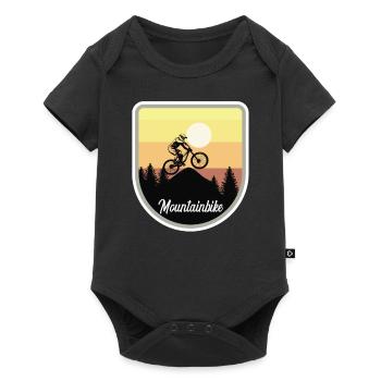 MTB - Baby Premium Kurzarmbody - Schwarz - Vorne