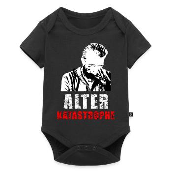 Alter Katastrophe - Baby Premium Kurzarmbody - Schwarz - Vorne