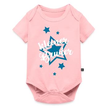 Little brother boy birth baby baby bodysuit - Baby Premium short-sleeve bodysuit - rose - Front
