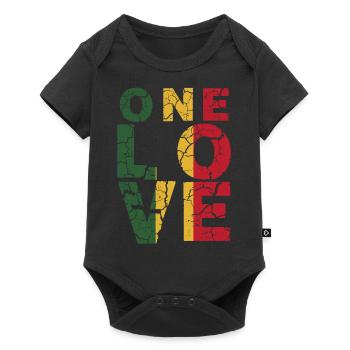 One Love - Baby Premium short-sleeve bodysuit - black - Front
