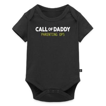 Call of Daddy Parenting Ops - Body à manches courtes Premium Bébé - noir - Devant