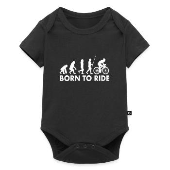 Born to Ride - Baby Premium short-sleeve bodysuit - black - Front