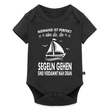 Niemans ist perfekt - Baby Premium Kurzarmbody - Schwarz - Vorne