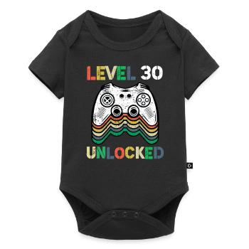 Niveau 30 débloqué - Body à manches courtes Premium Bébé - noir - Devant