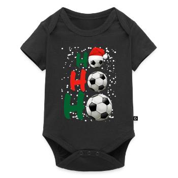 Football Christmas - Baby Premium short-sleeve bodysuit - black - Front