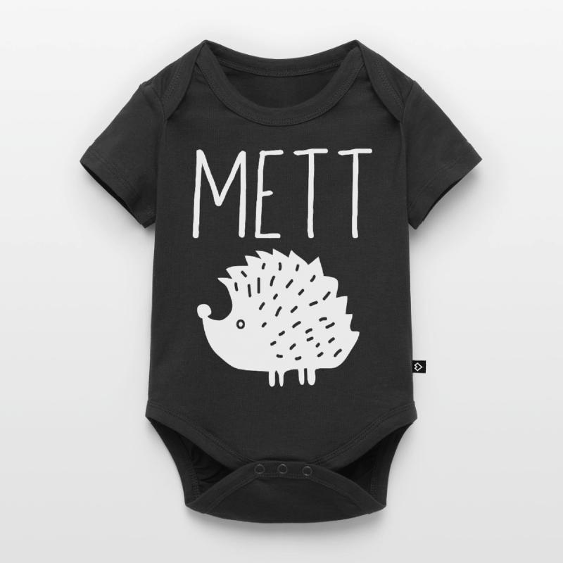 Mettigel Mett Igel Hackfleisch Fleischesser Hackk Baby Premium Kurzarmbody