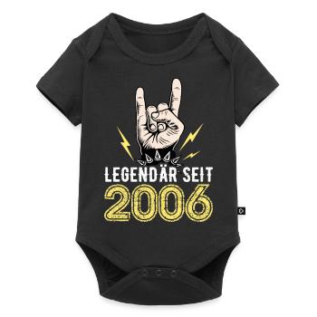 Legendär seit Jahrgang 2006 - Baby Premium Kurzarmbody - Schwarz - Vorne