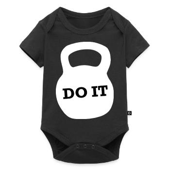 Gym Sport Kraftsport - Baby Premium short-sleeve bodysuit - black - Front